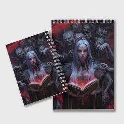 Блокнот Demonic book and girl - фото 2