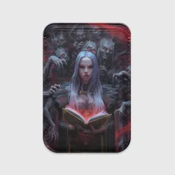 Картхолдер Magsafe магнитный Demonic book and girl