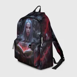 Рюкзак 3D Demonic book and girl