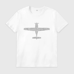 Мужская футболка хлопок Cirrus - авиационный алфавит