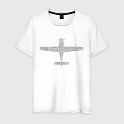 Мужская футболка хлопок Cirrus - авиационный алфавит