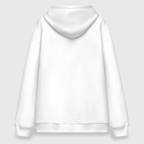 Худи SuperOversize хлопок с принтом Cirrus - авиационный алфавит, вид сзади #1
