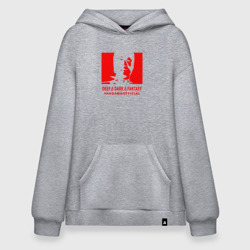 Худи SuperOversize хлопок Vansama official Red