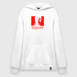 Худи SuperOversize хлопок Vansama official Red