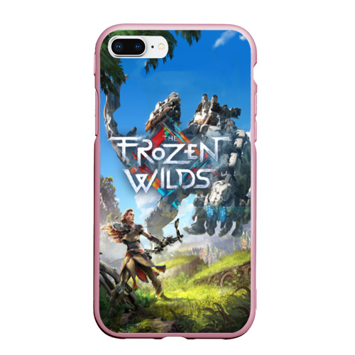 Чехол для iPhone 7Plus/8 Plus матовый Horizon Zero Dawn, цвет розовый