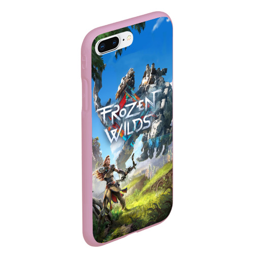 Чехол для iPhone 7Plus/8 Plus матовый Horizon Zero Dawn, цвет розовый - фото 3