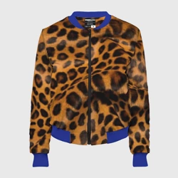 Женский бомбер 3D Леопард