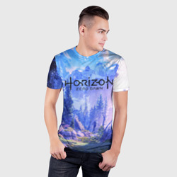 Мужская футболка 3D Slim Horizon Zero Dawn - фото 2
