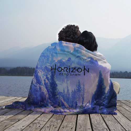 Плед 3D Horizon Zero Dawn, цвет 3D (велсофт) - фото 3