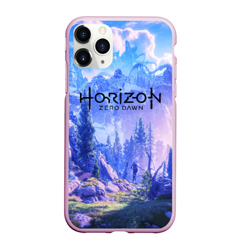 Чехол для iPhone 11 Pro матовый Horizon Zero Dawn, цвет розовый