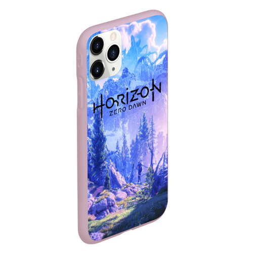 Чехол для iPhone 11 Pro матовый Horizon Zero Dawn, цвет розовый - фото 3