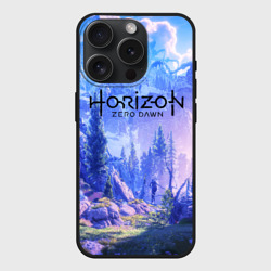 Чехол силиконовый для Apple iPhone 15 Pro матовый Horizon Zero Dawn