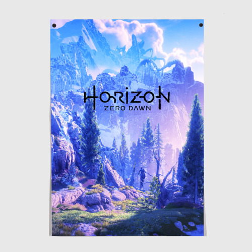 Постеры с принтом Horizon Zero Dawn, вид спереди №1