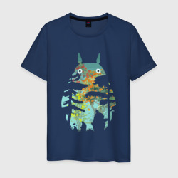 Мужская футболка хлопок Лесной Тоторо