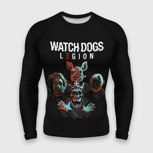 Мужской рашгард 3D Watch Dogs Legion, цвет 3D печать