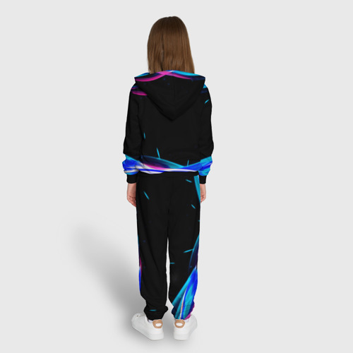 Детский костюм с толстовкой 3D Соник на скейте, цвет черный - фото 6