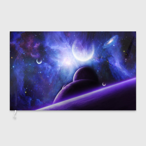 Флаг 3D Неоновый Космос - фото 3