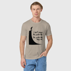 Мужская футболка хлопок Самокат и жизнь самокатера - фото 2