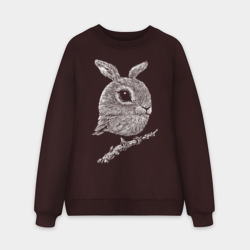 Мужской свитшот oversize без начеса хлопок Заёбушек