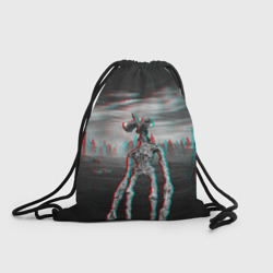 Рюкзак-мешок 3D Siren Head Horror Glitch