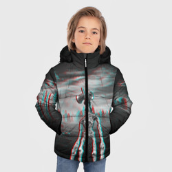 Зимняя куртка для мальчиков 3D Siren Head Horror Glitch - фото 2