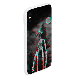 Чехол для iPhone XS Max матовый Siren Head Horror - фото 2