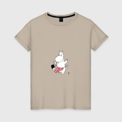 Женская футболка хлопок Муми-мама