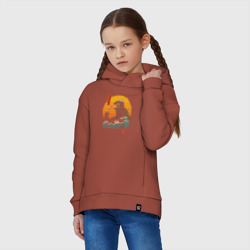 Детское худи Oversize хлопок Суши Годзилла - фото 2