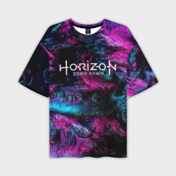 Мужская футболка oversize 3D Horizon Zero Dawn s