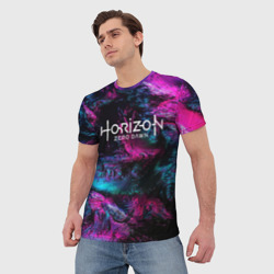 Мужская футболка 3D Horizon Zero Dawn s - фото 2