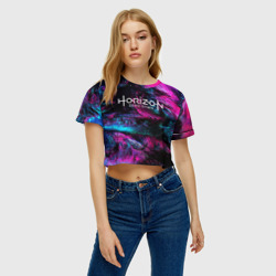 Женская футболка Crop-top 3D Horizon Zero Dawn s - фото 2