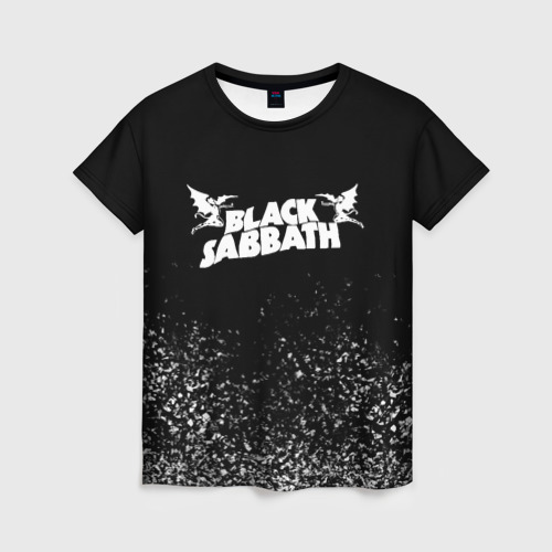 Женская футболка 3D с принтом Black Sabbath, вид спереди #2