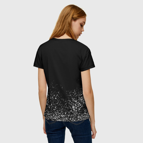 Женская футболка 3D с принтом Black Sabbath, вид сзади #2