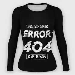 Женский рашгард 3D "error 404"