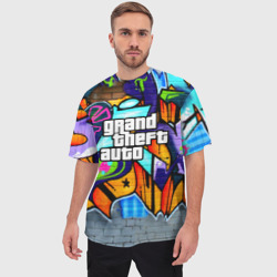 Мужская футболка oversize 3D GTA - фото 2