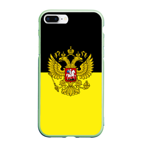 Чехол для iPhone 7Plus/8 Plus матовый Российская Империя, цвет салатовый