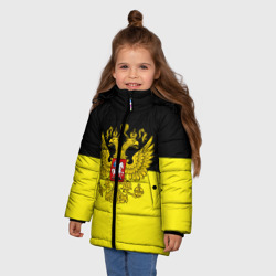 Зимняя куртка для девочек 3D Российская Империя - фото 2