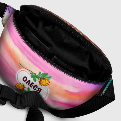 Поясная сумка 3D с принтом Олеся, фото #6