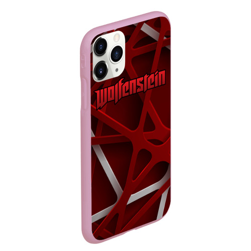 Чехол для iPhone 11 Pro Max матовый Wolfenstein, цвет розовый - фото 3