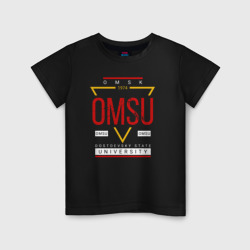 Детская футболка хлопок OmSU