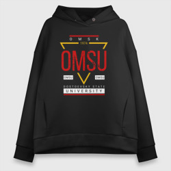 Женское худи Oversize хлопок OmSU