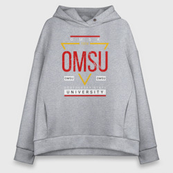 Женское худи Oversize хлопок OmSU