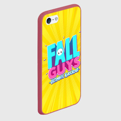 Чехол для iPhone 5/5S матовый Fall Guys - фото 2