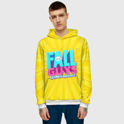 Мужская толстовка 3D Fall Guys - фото 2