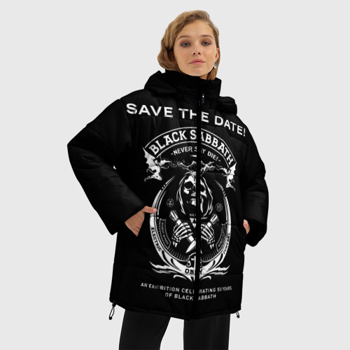 Женская зимняя куртка Oversize The End World Tour, цвет черный - фото 3