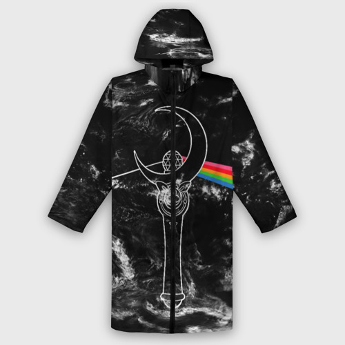 Мужской дождевик 3D Dark Side of the Moon Stick, цвет белый