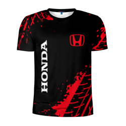 Спортивная футболка 3D HONDA / ХОНДА (Мужская)