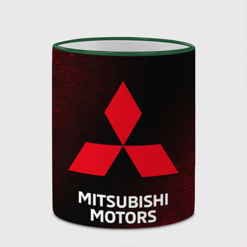 Кружка с полной запечаткой Mitsubishi Митсубиси, цвет Кант зеленый - фото 4