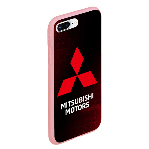 Чехол для iPhone 7Plus/8 Plus матовый Mitsubishi Митсубиси, цвет баблгам - фото 3