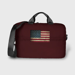 Сумка для ноутбука 3D USA флаг